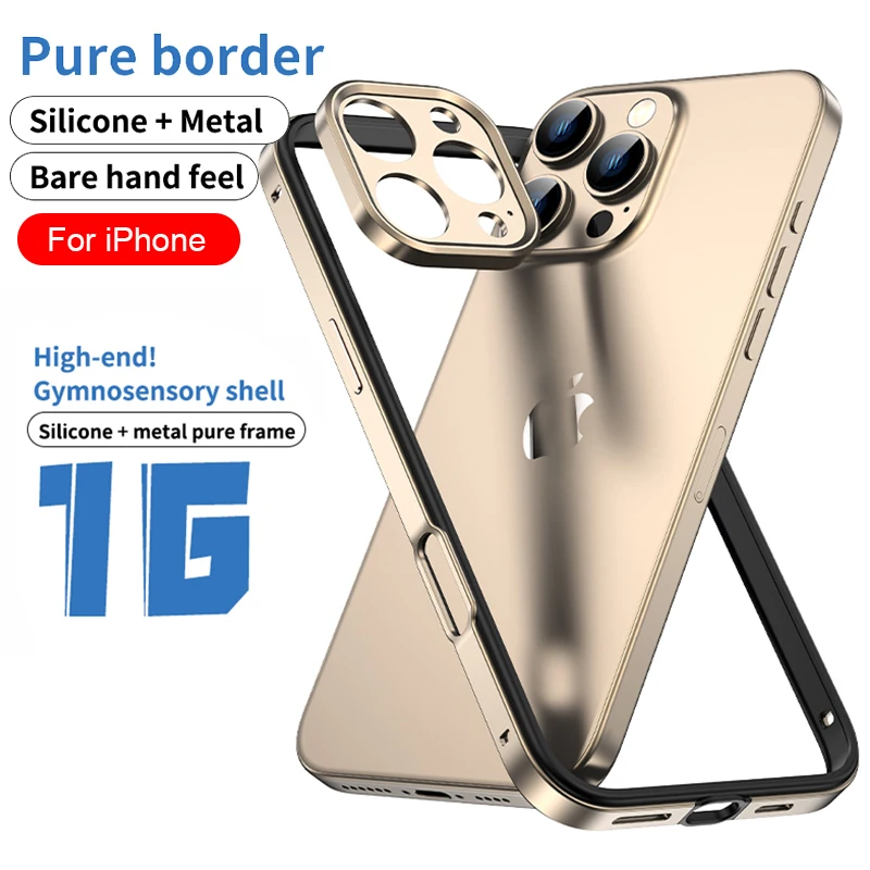 Metal Bumper Aluminum Frame Case - Protección de Cámara + Marco Híbrido