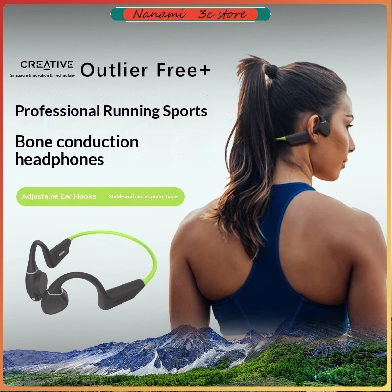 Earphones - Creative Outlier-auriculares de conducción ósea, resistentes