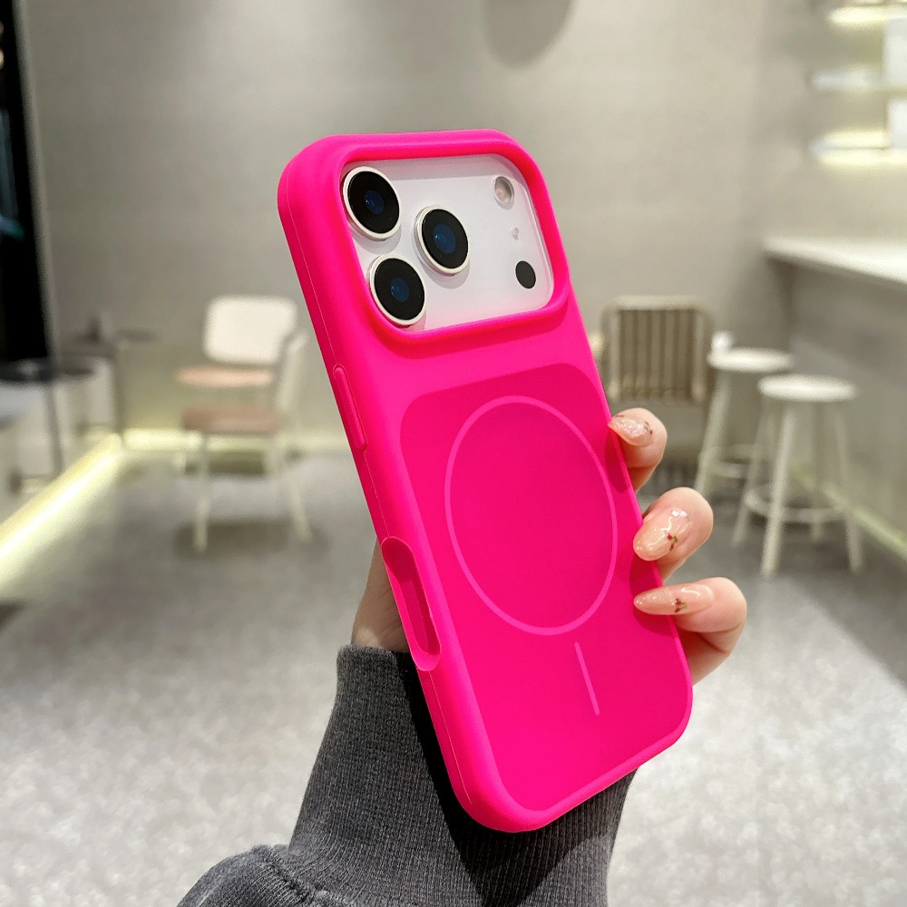 Liquid Silicone Magnetic Phone Case - Funda Magnética de Silicona Líquida Color