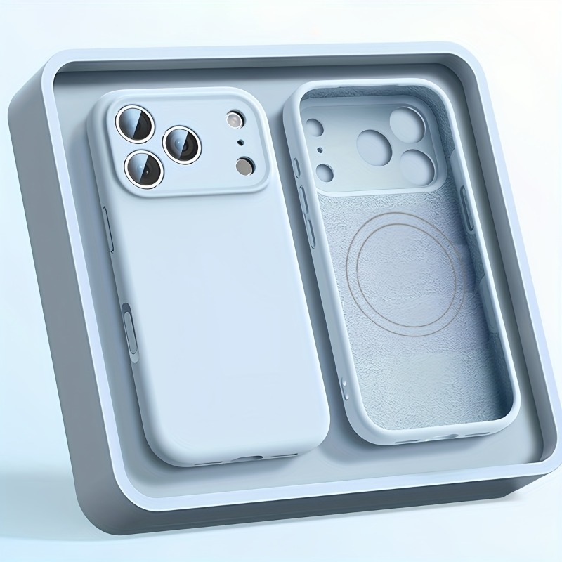Funda de silicona líquida Orig - Liquid Silicone Magnetic Phone Case reseña y precio