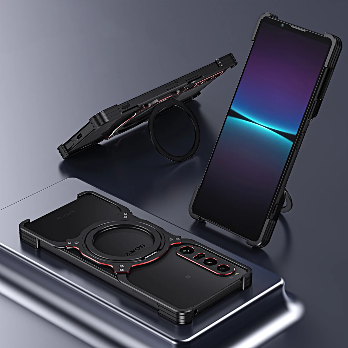 Funda de metal magnética sin m - Metal Bumper Aluminum Frame Case reseña y precio