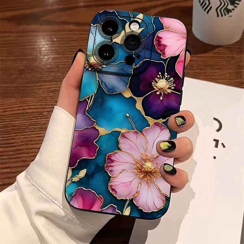 Funda de teléfono de TPU suave - Vintage Floral Pattern Soft Case reseña y precio