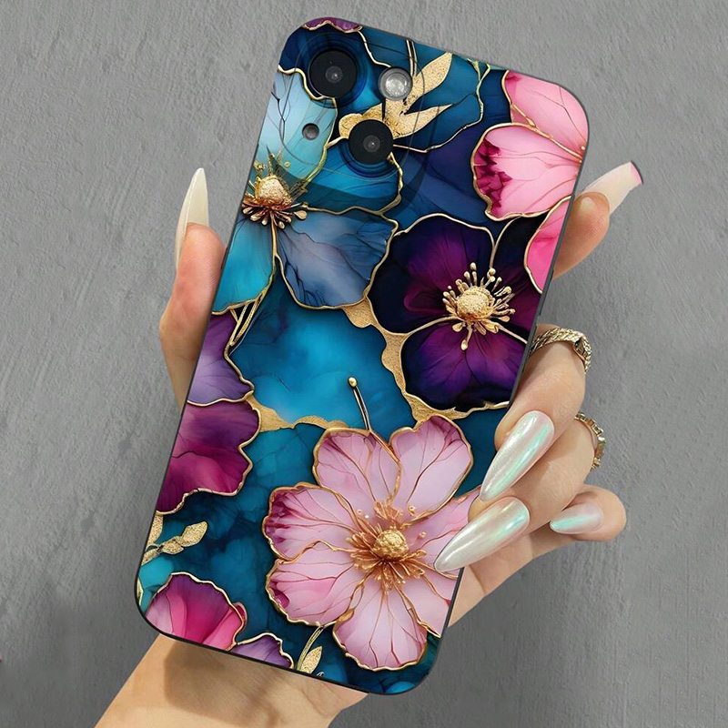 Funda de teléfono de TPU suave - Vintage Floral Pattern Soft Case reseña y precio