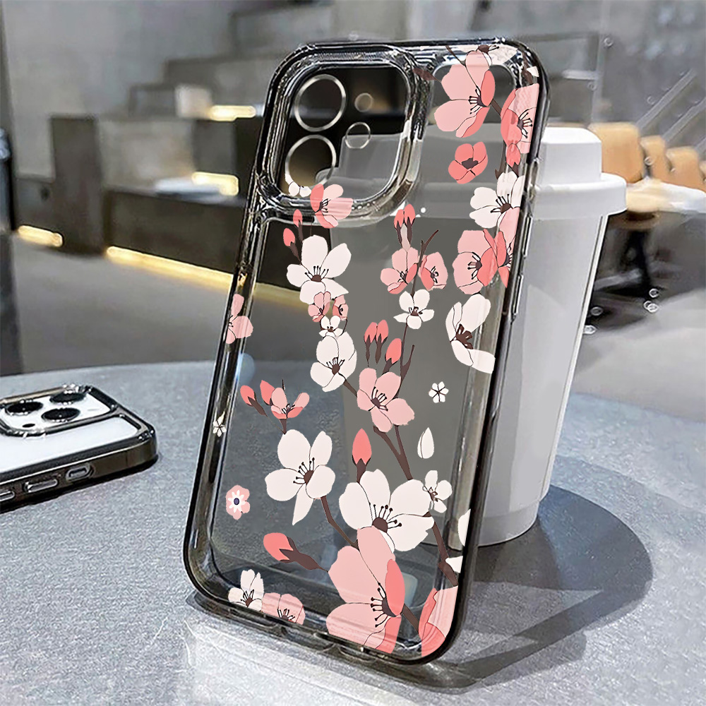 Funda de Teléfono con Diseño d - Clear Shockproof Bumper Case reseña y precio